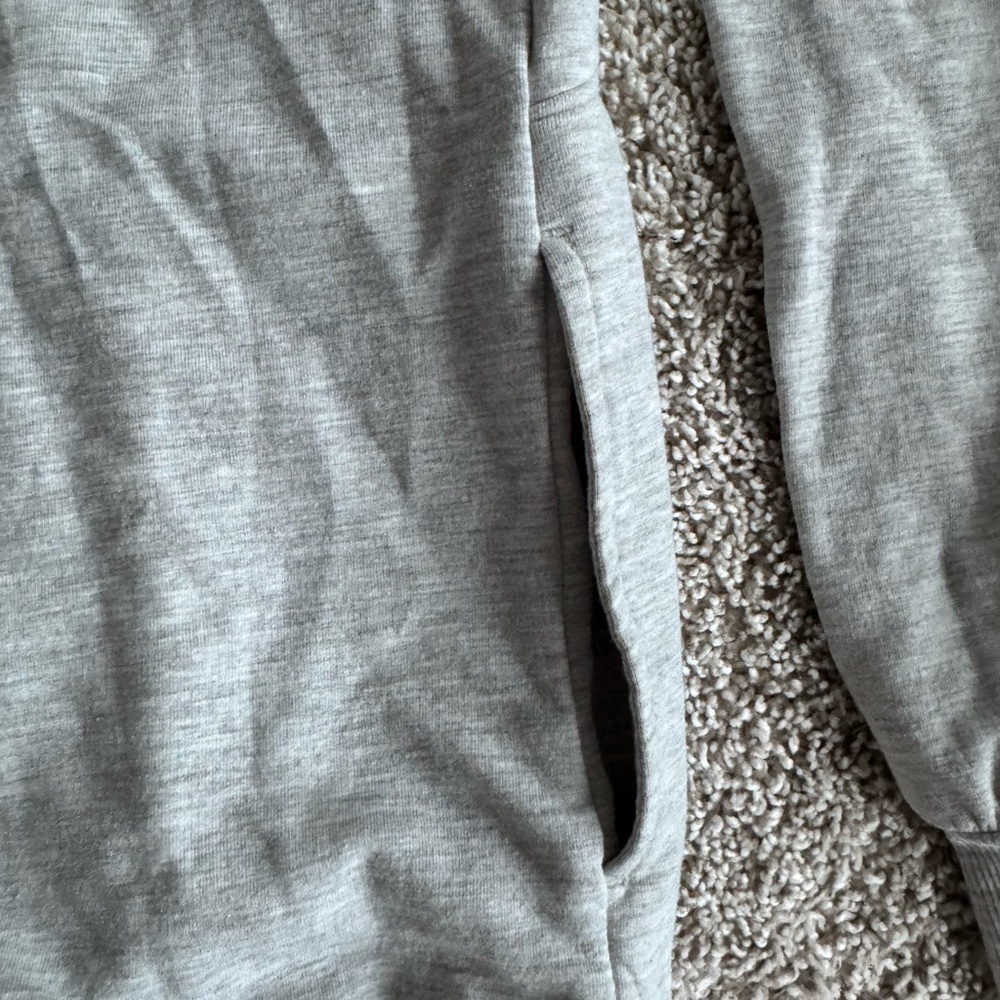 Womens Z by Zella 3/4 sleeve zip sweatshirt pullover gray size medium - Picture 8 of 8